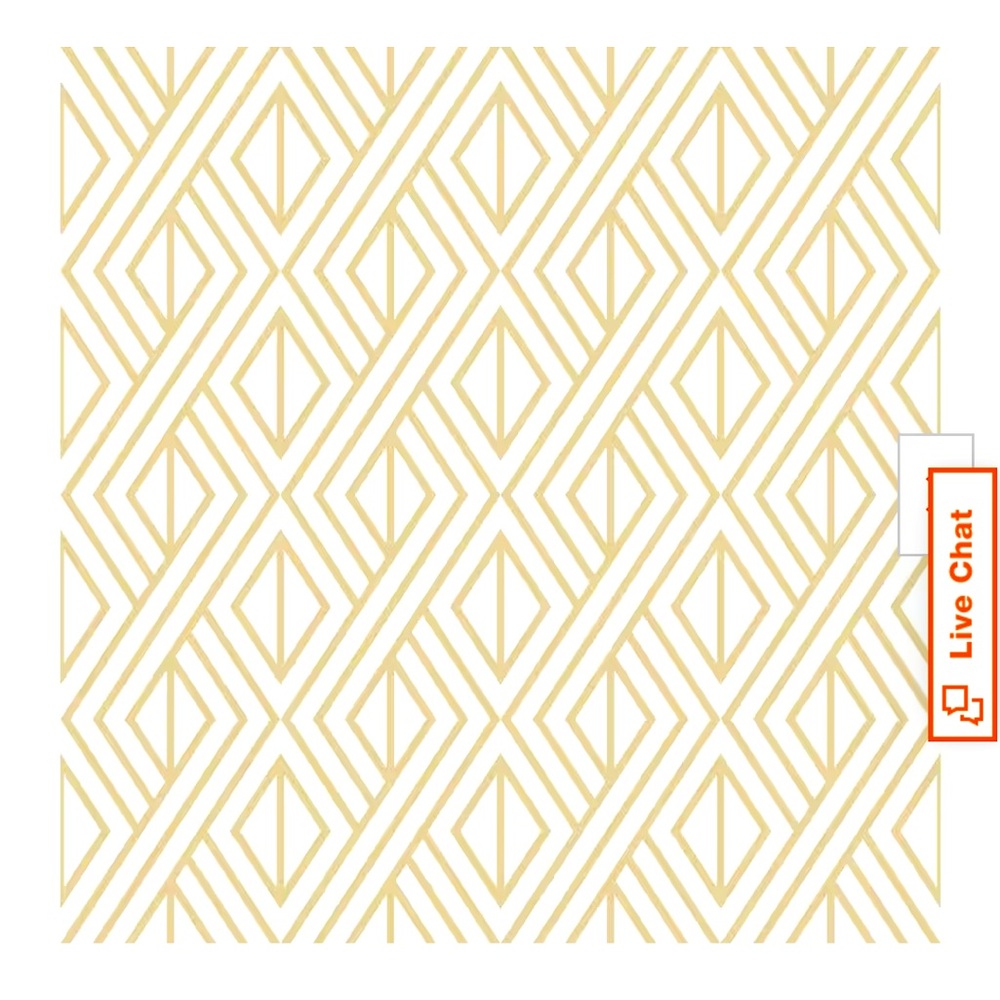 New rolls wallpaper Peel and stick metallic gold and and white geometric vinyl…